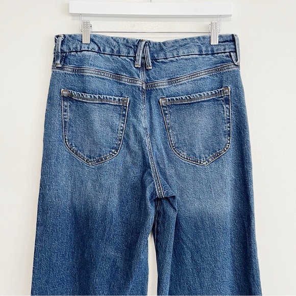 Good American Good Waist PALAZZO Patch Pocket Trouser Jeans Size 31 - Picture 7 of 10